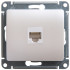 Glossa РОЗЕТКА компьютерная RJ45 кат.5Е, ПЕРЛАМУТР, GSL000681K, Systeme Electric 