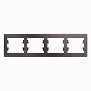 Glossa Рамка на 4 поста, горизонтальная, СИРЕНЕВЫЙ ТУМАН, GSL001404, Systeme Electric 