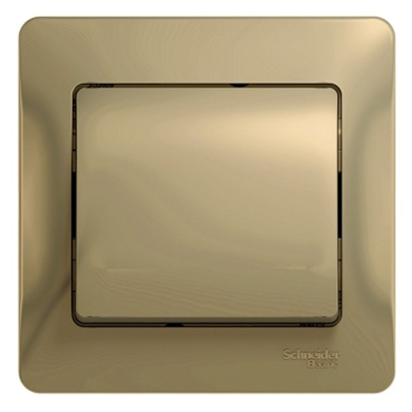 Glossa 1-клавишный ВЫКЛЮЧАТЕЛЬ, схема 1, 10АХ, в сборе, ТИТАН, GSL000412, Systeme Electric 