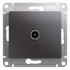 Glossa TV РОЗЕТКА оконечная 1DB, механизм, ГРАФИТ, GSL001391, Systeme Electric 