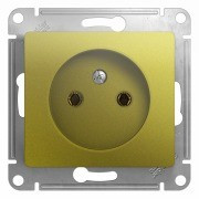 Glossa РОЗЕТКА без заземления,16А, 250В, механизм, ФИСТАШКОВЫЙ, GSL001041, Systeme Electric 