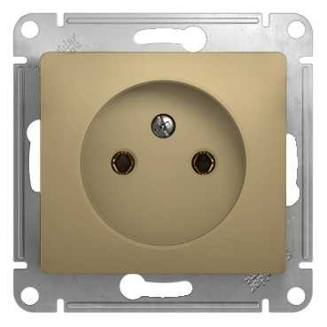 Glossa РОЗЕТКА без заземления, 16А, механизм, ТИТАН, GSL000441, Systeme Electric 