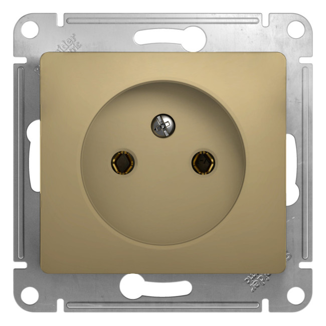 Glossa РОЗЕТКА без заземления, 16А, механизм, ТИТАН, GSL000441, Systeme Electric 