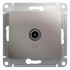 Glossa TV РОЗЕТКА оконечная 1DB, механизм, ПЛАТИНА, GSL001291, Systeme Electric 