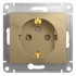 Glossa РОЗЕТКА с заземлением со шторками, 16А, механизм, ТИТАН, GSL000445, Systeme Electric 