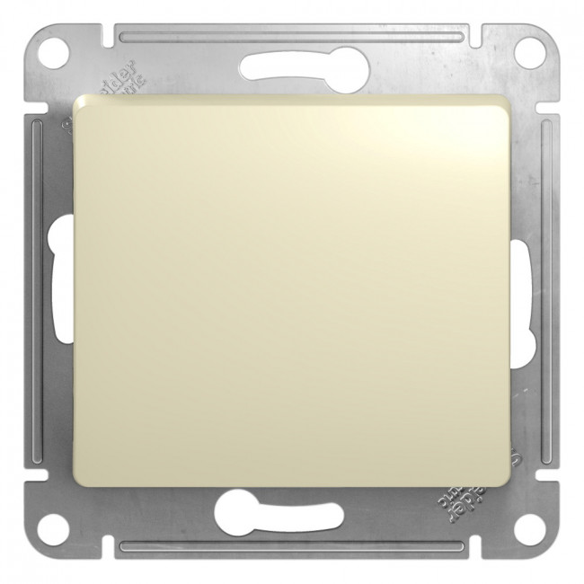 Glossa Нажимная КНОПКА, схема 1, 10АХ, механизм, БЕЖЕВЫЙ, GSL000215, Systeme Electric 