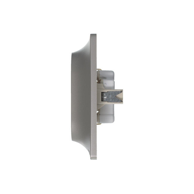 Glossa РОЗЕТКА двойная с заземлением,16А, 250В, в сборе,ПЛАТИНА, GSL001224, Systeme Electric 