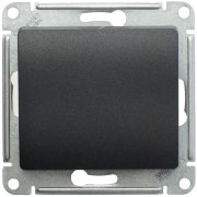 Glossa Нажимная КНОПКА, схема 1, 10АХ, механизм, АНТРАЦИТ, GSL000715, Systeme Electric