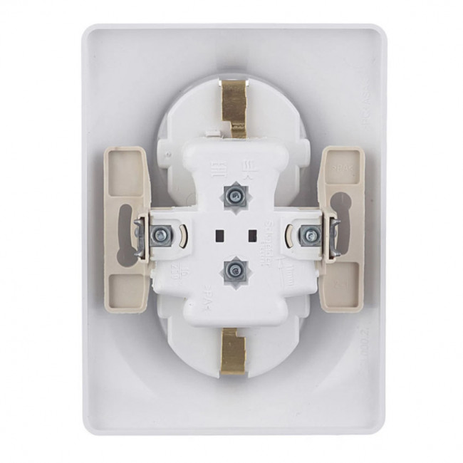 Glossa РОЗЕТКА двойная с заземлением,16А, 250В, в сборе,ГРАФИТ, GSL001324, Systeme Electric 