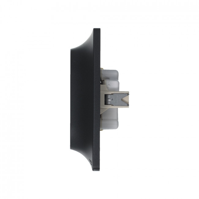 Glossa РОЗЕТКА двойная с заземлением, 16А, в сборе, АНТРАЦИТ, GSL000724, Systeme Electric 