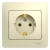 Glossa РОЗЕТКА с заземлением, 16А, в сборе, БЕЖЕВЫЙ, GSL000242, Systeme Electric