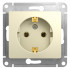 Glossa РОЗЕТКА с заземлением, 16А, механизм, БЕЖЕВЫЙ, GSL000243, Systeme Electric 