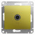 Glossa TV РОЗЕТКА оконечная 1DB, механизм, ФИСТАШКОВЫЙ, GSL001091, Systeme Electric