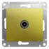 Glossa TV РОЗЕТКА оконечная 1DB, механизм, ФИСТАШКОВЫЙ, GSL001091, Systeme Electric 
