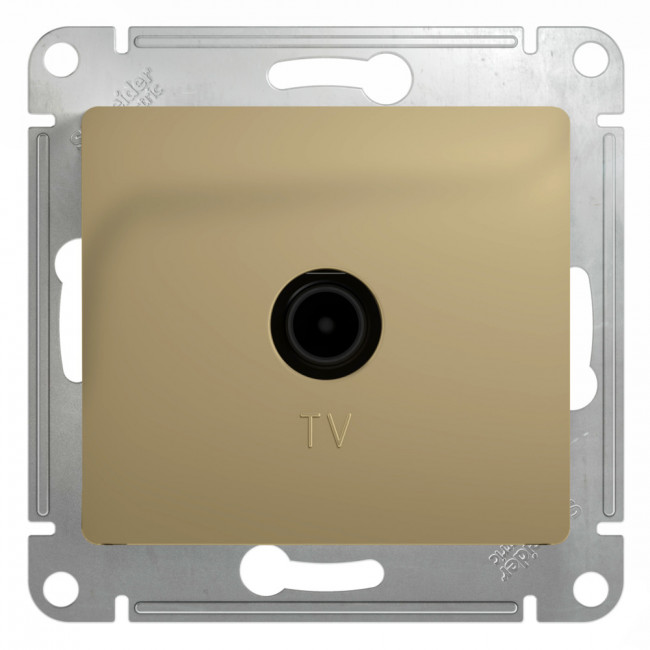 Glossa TV РОЗЕТКА оконечная 1DB, механизм, ТИТАН, GSL000491, Systeme Electric 