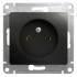 Glossa РОЗЕТКА без заземления, 16А, 250В, механизм, АНТРАЦИТ, GSL000741, Systeme Electric 
