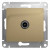 Glossa TV РОЗЕТКА проходная 4DB, механизм, ТИТАН, GSL000492, Systeme Electric