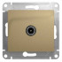 Glossa TV РОЗЕТКА проходная 4DB, механизм, ТИТАН, GSL000492, Systeme Electric 