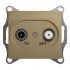 Glossa TV-SAT РОЗЕТКА оконечная 1DB, механизм, ТИТАН, GSL000497, Systeme Electric 
