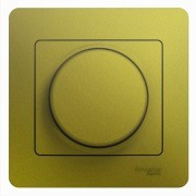 Glossa СВЕТОРЕГУЛЯТОР   поворотный, 300Вт, в сборе, ФИСТАШКОВЫЙ, GSL001034, Systeme Electric 