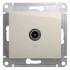 Glossa TV РОЗЕТКА оконечная 1DB, механизм, МОЛОЧНЫЙ, GSL000991, Systeme Electric 