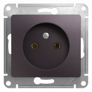 Glossa РОЗЕТКА без заземления,16А, 250В, механизм, СИРЕНЕВЫЙ ТУМАН, GSL001441, Systeme Electric 