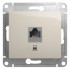 Glossa РОЗЕТКА компьютерная RJ45 кат.5Е, механизм, МОЛОЧНЫЙ, GSL000981K, Systeme Electric 