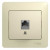 Glossa РОЗЕТКА компьютерная RJ45 кат.5E,БЕЖЕВЫЙ, GSL000281K, Systeme Electric