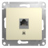 Glossa РОЗЕТКА компьютерная RJ45 кат.5E,БЕЖЕВЫЙ, GSL000281K, Systeme Electric 