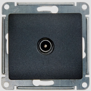 Glossa TV РОЗЕТКА оконечная 1DB, АНТРАЦИТ, GSL000791, Systeme Electric