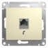 Glossa РОЗЕТКА телефонная RJ11, механизм, БЕЖЕВЫЙ, GSL000281T, Systeme Electric 