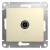 Glossa TV РОЗЕТКА проходная 4DB, механизм, БЕЖЕВЫЙ, GSL000292, Systeme Electric