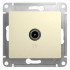 Glossa TV РОЗЕТКА проходная 4DB, механизм, БЕЖЕВЫЙ, GSL000292, Systeme Electric 