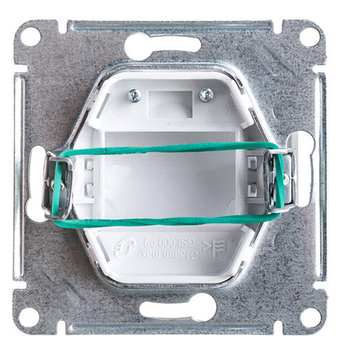 Glossa ВЫВОД КАБЕЛЯ, механизм, ГРАФИТ, GSL001399, Systeme Electric 