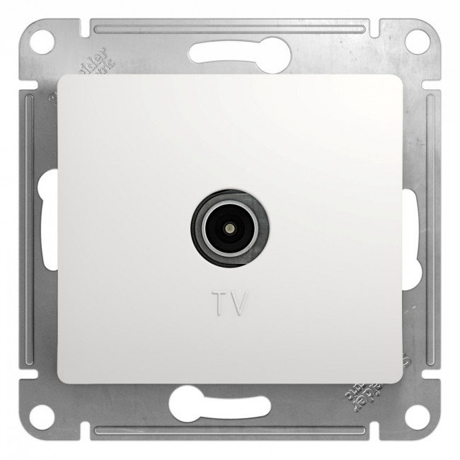 Glossa TV АНТЕННА коннектор, механизм, БЕЛЫЙ, GSL000193, Systeme Electric 