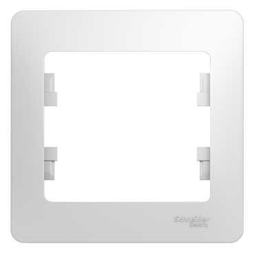 Glossa Рамка на 1 пост, БЕЛЫЙ, GSL000101, Systeme Electric 