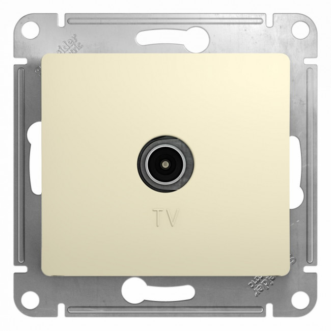 Glossa TV АНТЕННА коннектор, механизм, БЕЖЕВЫЙ, GSL000293, Systeme Electric 