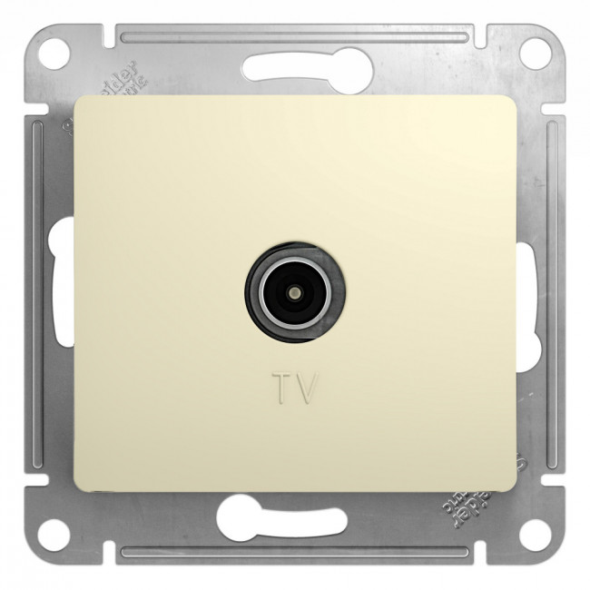 Glossa TV АНТЕННА коннектор, механизм, БЕЖЕВЫЙ, GSL000293, Systeme Electric 