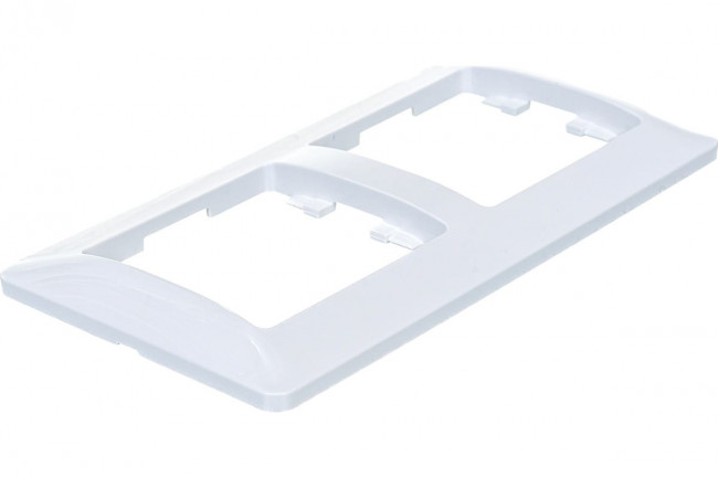 Glossa Рамка на 2 поста, горизонтальная, БЕЛЫЙ, GSL000102, Systeme Electric 