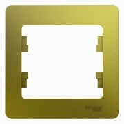 Glossa Рамка на 1 пост, ФИСТАШКОВЫЙ, GSL001001, Systeme Electric 