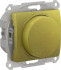 Glossa СВЕТОРЕГУЛЯТОР    поворотно-нажимной , LED, RC, 400Вт, мех., ФИСТАШКОВЫЙ, GSL001023, Systeme Electric 