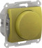 Glossa СВЕТОРЕГУЛЯТОР    поворотно-нажимной , LED, RC, 400Вт, мех., ФИСТАШКОВЫЙ, GSL001023, Systeme Electric 