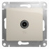 Glossa TV АНТЕННА коннектор, механизм, МОЛОЧНЫЙ, GSL000993, Systeme Electric 
