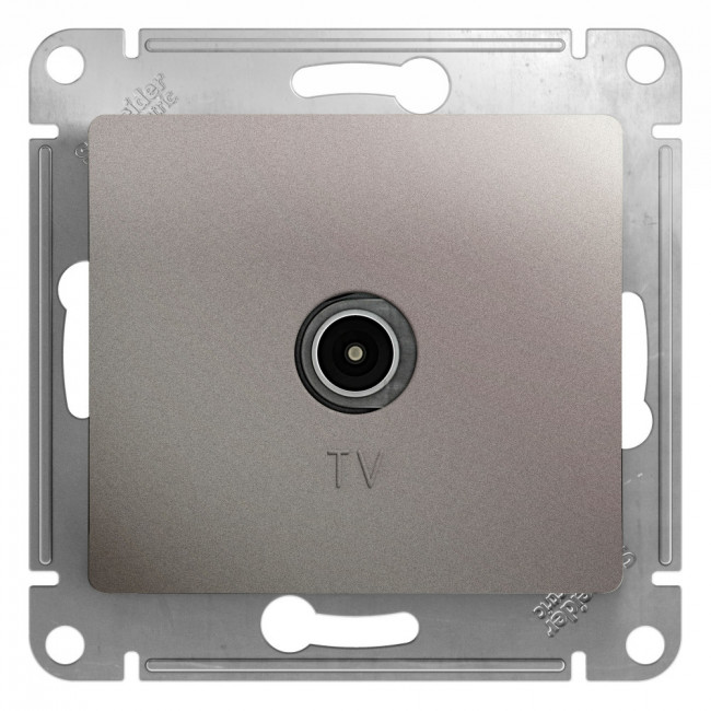 Glossa TV АНТЕННА коннектор, механизм, ПЛАТИНА, GSL001293, Systeme Electric 