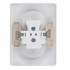 Glossa РОЗЕТКА двойная без заземления,16А, в сборе, БЕЛЫЙ, GSL000120, Systeme Electric 