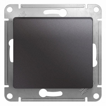 Glossa Нажимная КНОПКА,схема 1,10AX, механизм,ГРАФИТ, GSL001315, Systeme Electric