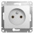 Glossa РОЗЕТКА без заземления, 16А, механизм, БЕЛЫЙ, GSL000141, Systeme Electric