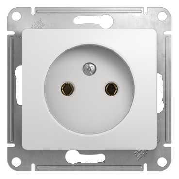 Glossa РОЗЕТКА без заземления, 16А, механизм, БЕЛЫЙ, GSL000141, Systeme Electric 