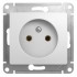 Glossa РОЗЕТКА без заземления, 16А, механизм, БЕЛЫЙ, GSL000141, Systeme Electric 