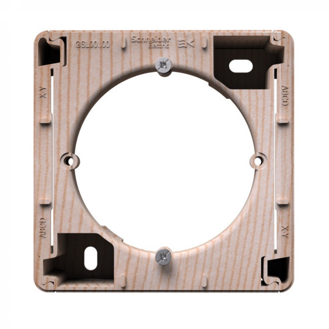Glossa КОРОБКА для наружного монтажа, СОСНА, GSL001500, Systeme Electric 